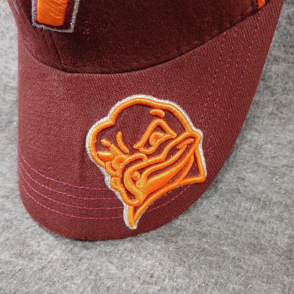 Top Of The‎ World Virginia Tech Hokies Embroidered Collegiate Red Baseball Cap - Picture 2 of 8